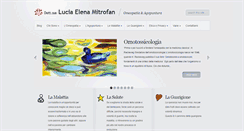 Desktop Screenshot of luciamitrofan.net